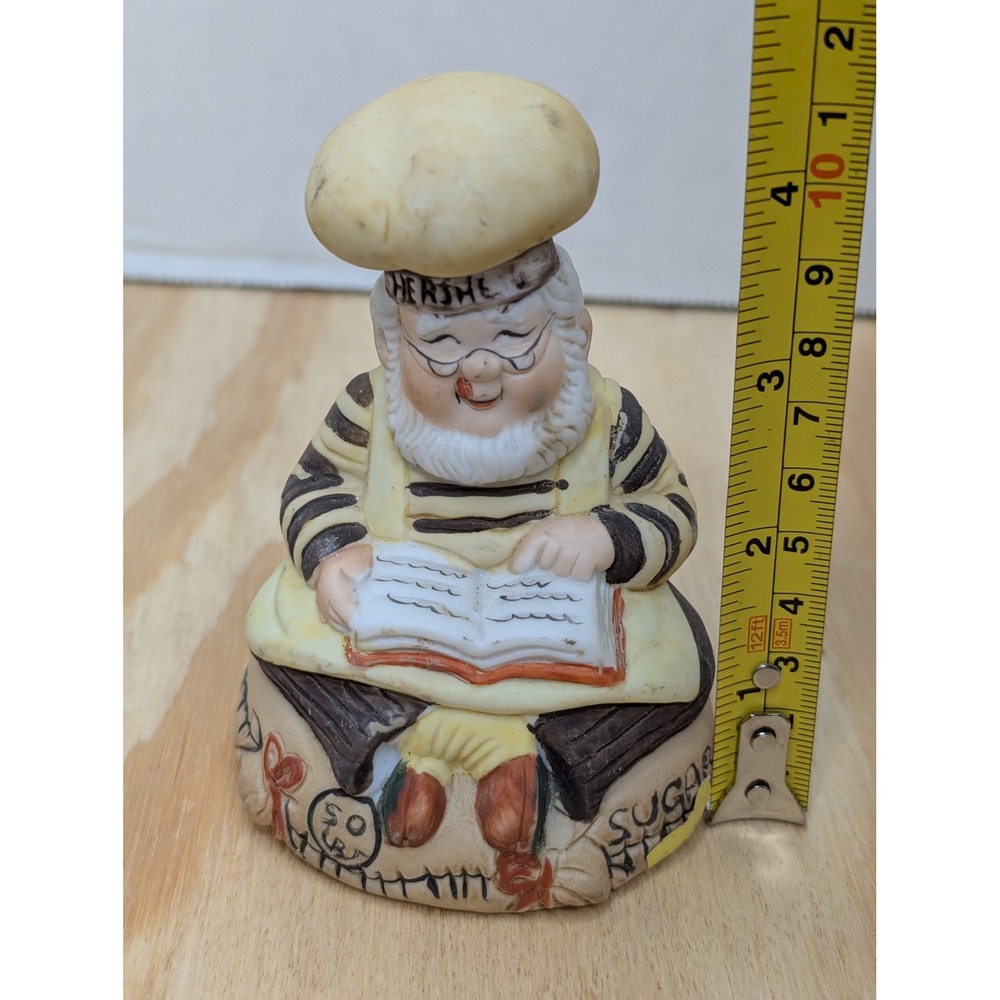 Vintage Hersheys Baker Bell and Magnets Set J.H. Schuler Christmas Kitchen Decor - Picture 4 of 8